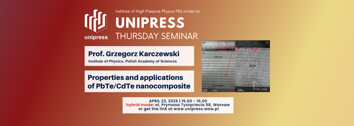 Seminarium Instytutowe - prof. Grzegorz Karczewski