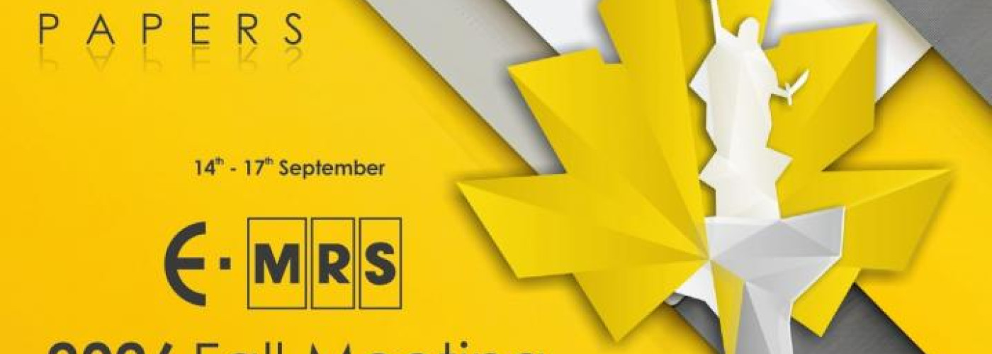 Sympozja A, E i J na E-MRS Fall Meeting 2026 - zaproszenie do nadsyłania abstraktów