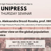 Seminarium Instytutowe 28.05.2026 - dr hab. Aleksandra Drozd-Rzoska